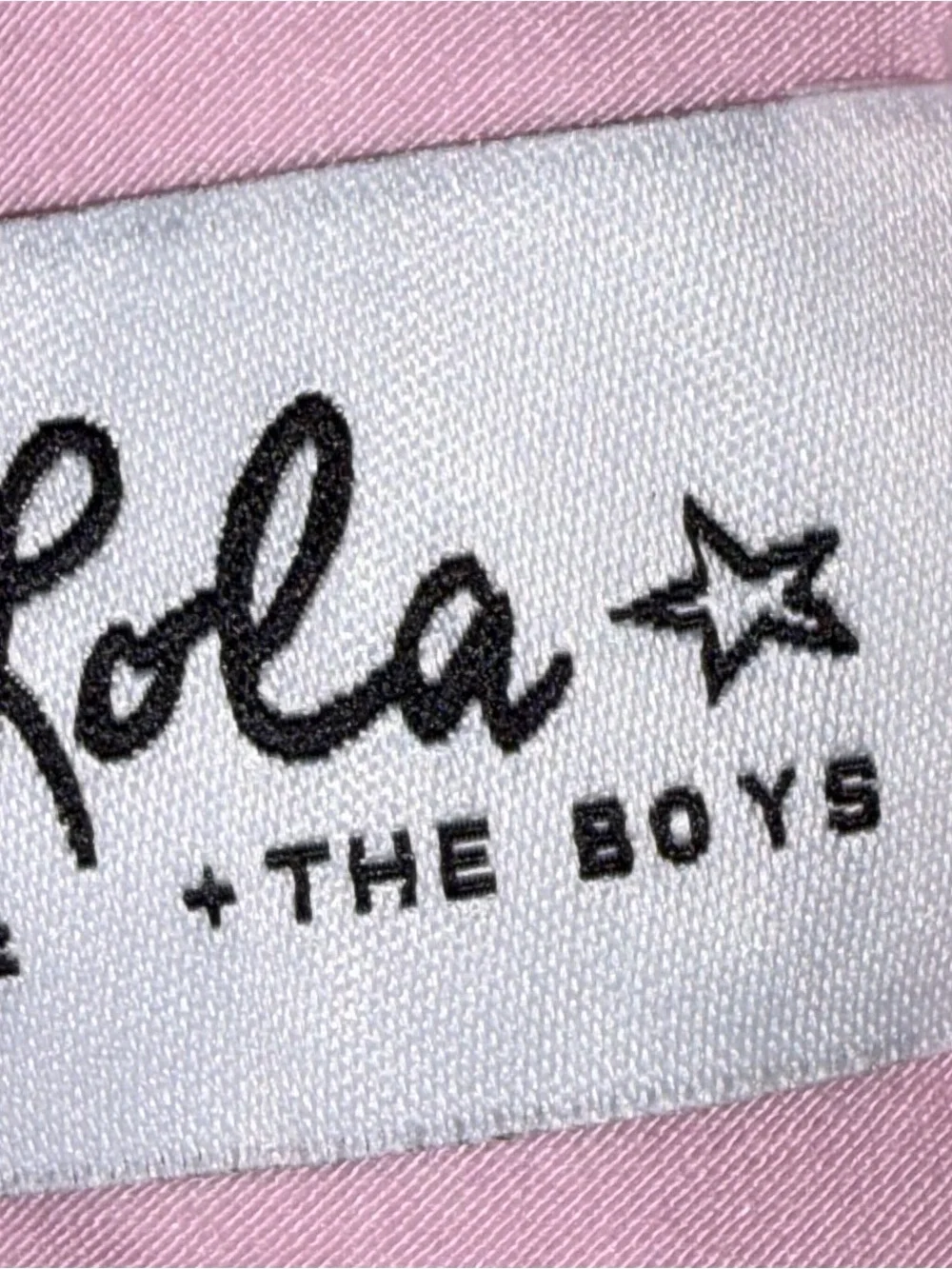 Lola and the Boys Cherry Bows Tulle Dress Pink Girls Size 6T Puff Sleeve